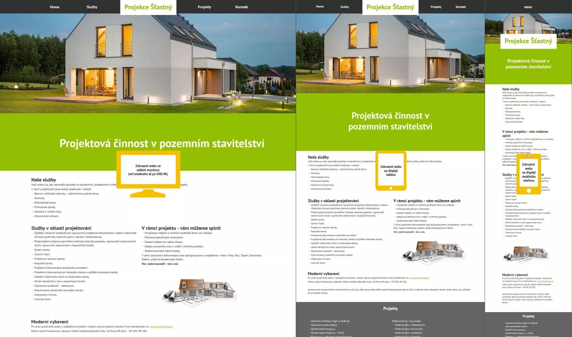 Reference Web - Projekční kancelář